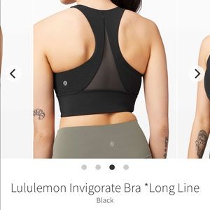 Lululemon Invigorate Bra sz 4